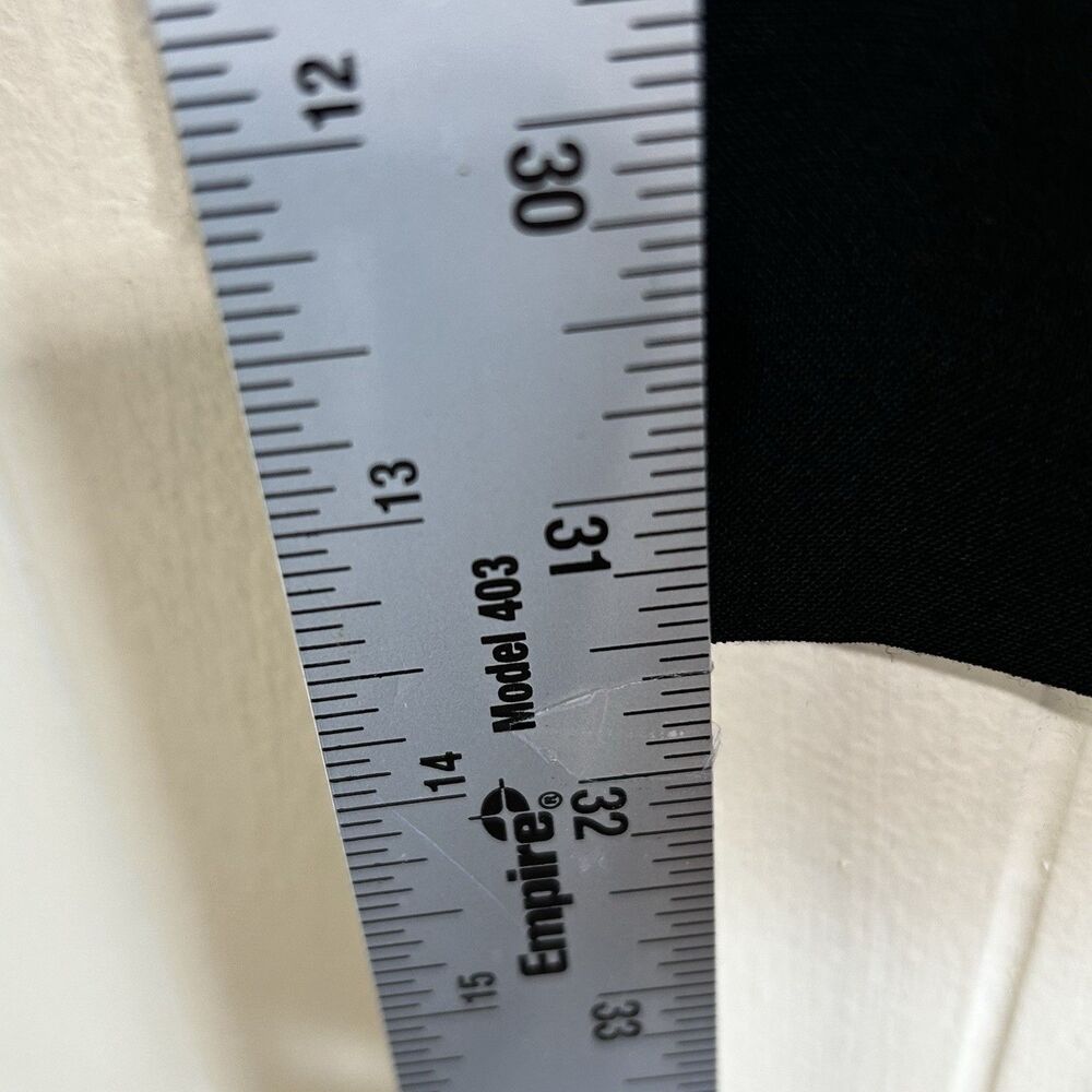 Banana Republic Ryan Fit Italian Wool Black Pants Size 12 Tall Mid Rise Straight - Picture 12 of 14
